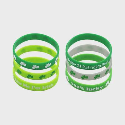 «Спортивный силиконовый браслет Spot Irish Green — эластичный браслет Lucky Green»