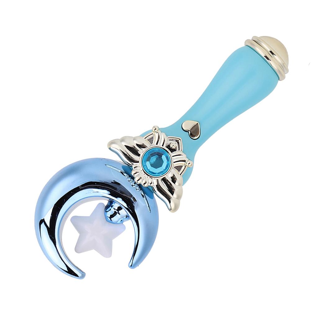 Светящаяся палочка принцессы, фея, электрическая магия, луна, палочка для укладки, мигающая игрушка в подарок