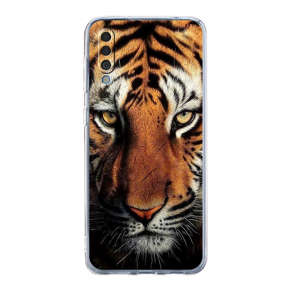 Чехол для телефона Samsung A16 A14 A12 A22 A32 5G A34 A42 A52 A54 A50 A70 A40 A20E A10S A20S A04S A06 Чехол Тигр Волк Лев Животное