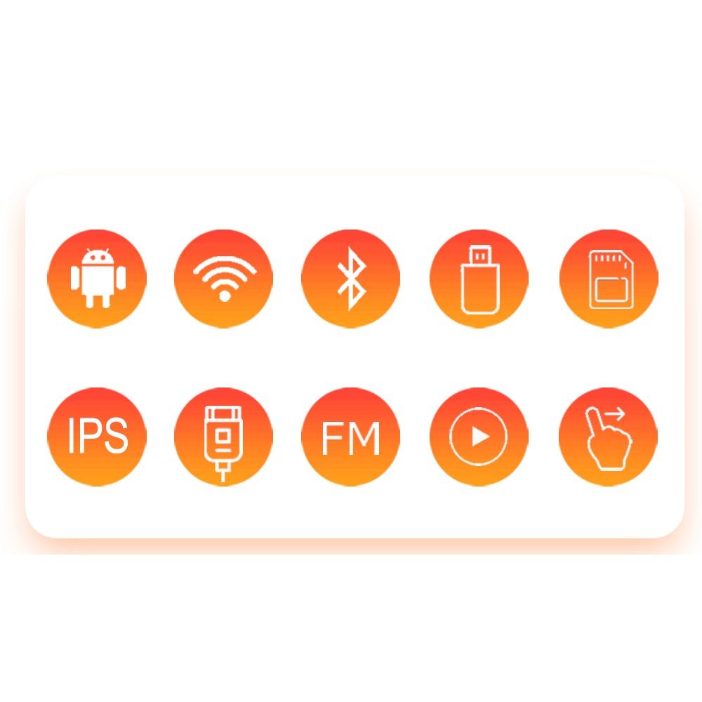 10,1-дюймовый автомобильный Android-монитор в подголовнике IPS INCELL-панель 1280X720 2+32 ГБ