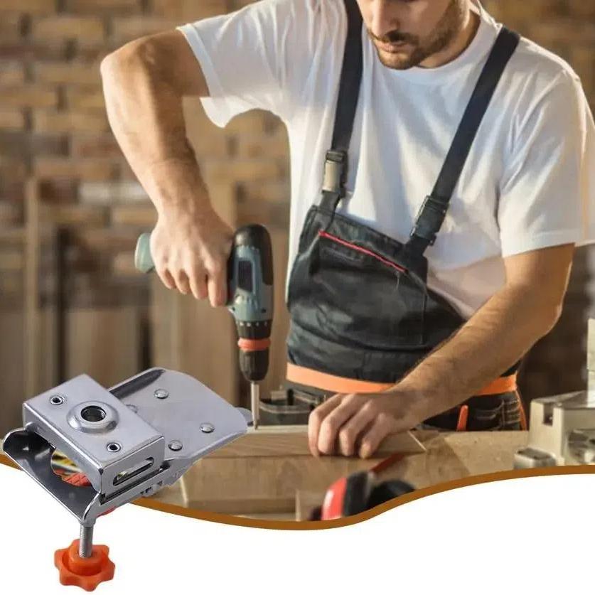 Adjustable Door Hinge Template Hinge Installation Hinge Slotting Locator Hole Guide Jig DIY