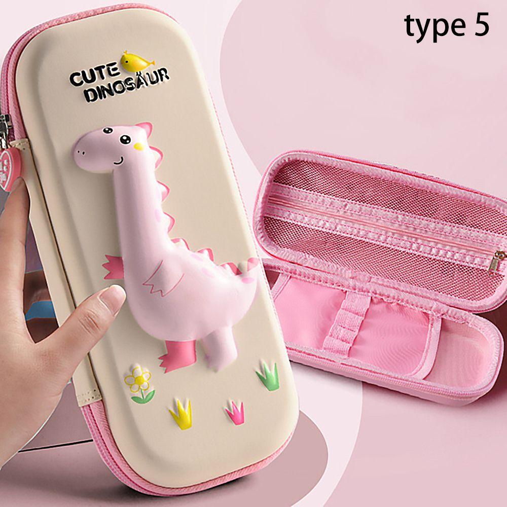 Gift for School Kids Stress Relief Squeeze Toy Push Bubble 3D Pencil Case Fidget Toys Cartoon