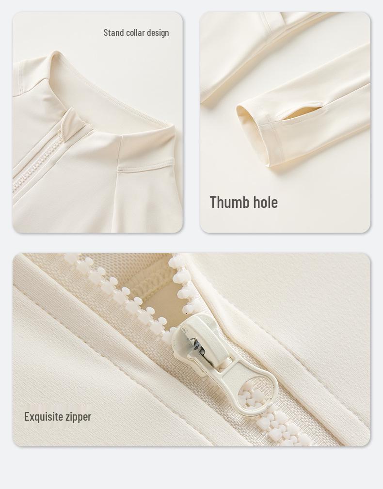 Женский корректирующий спортивный топ с длинным рукавом и воротником-стойкой - Эластичная и элегантная куртка для йоги, бега и фитнеса