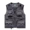 Mesh Quick-drying Vest Trendy Work Clothes Men's Casual Outdoor Multi-pocket Fishing Photography Vest Vest for Men