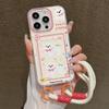 Cute Dog Cartoon Puppy Phone Case For iPhone 14 Pro Case Funda iPhone 13 11 12 16 15 Pro Max XR XS X 7 8 SE 3 Card Holder Cover