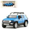 Модель автомобиля с откидной спинкой в ​​масштабе 1/32, со звуком и светом, литая под давлением коллекция игрушечных автомобилей для Toyota FJ Cruiser