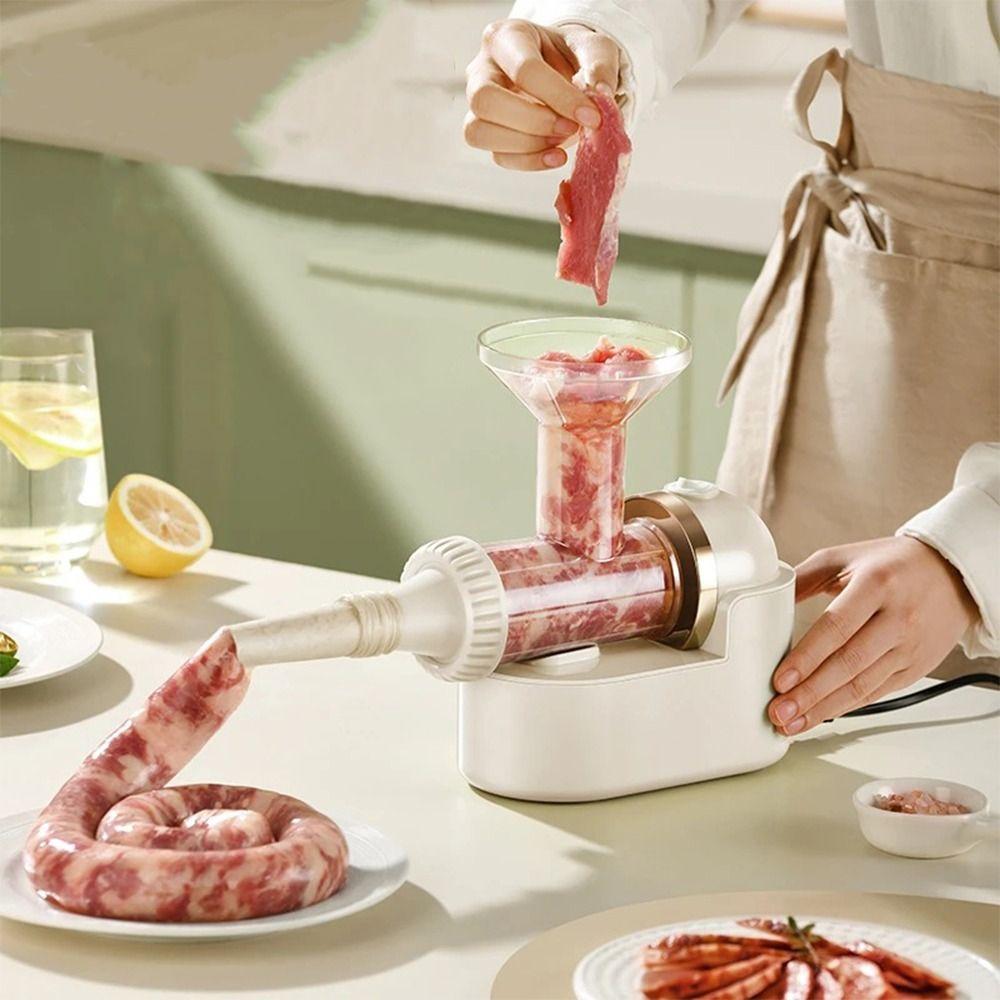 Efficient Electric Sausage Machine With Stuffing Tubes Multi-Functional Sausage Filling Machine Stable Operation Plastic