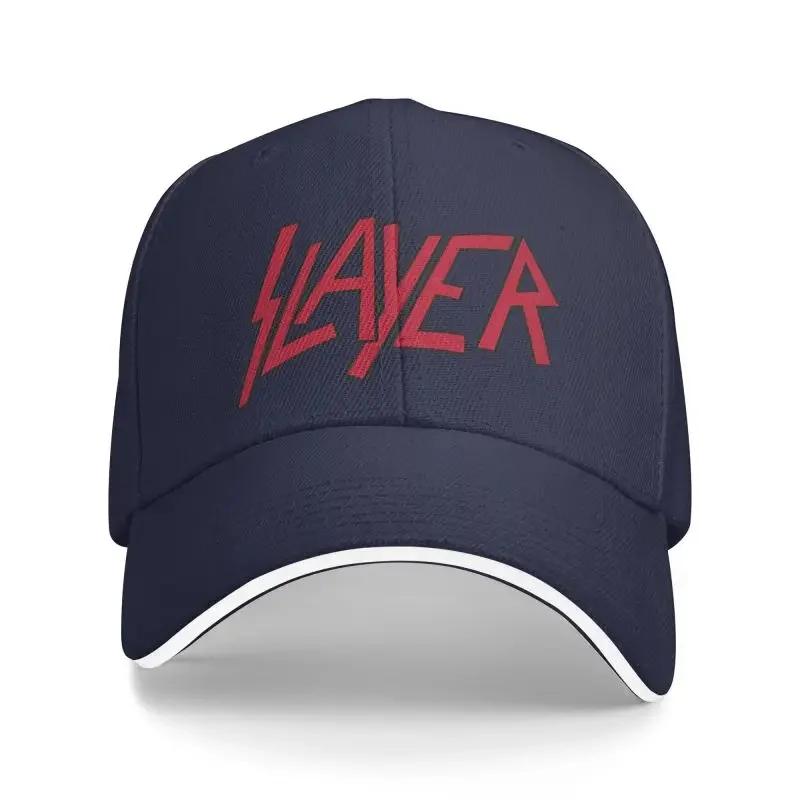 Изготовленная на заказ бейсболка Heavy Slayers Thrash Metal для мужчин и женщин, регулируемая рок-группа, шляпа для папы, уличная шляпа