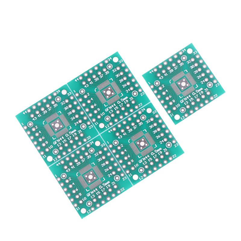 5 шт. Плата-адаптер QFN48 QFN10 16 20 32 44 56 64 Плата-адаптер Адаптер QFN к 0.5 0.65 0.8 DIP
