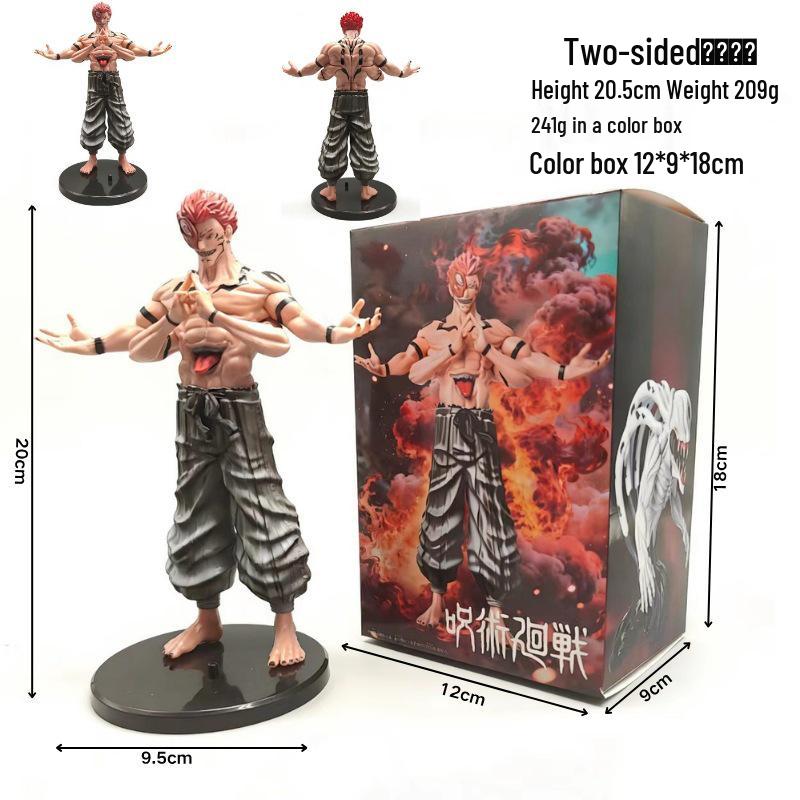 Jujutsu Kaisen Рёмен Сукуна и Юдзи Итадори Дух Проклятия Аниме Фигурка Настольное Украшение