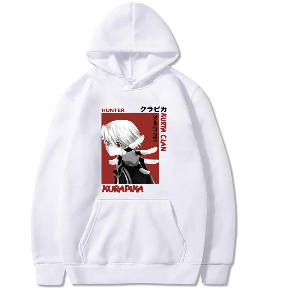 Autumn/Winter Japanese Anime HUNTER X HUNTER Hoodie Fashion Design Sportswear Fleece Oversized Casual Street Wear Warm Hoodie