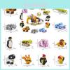 Children's New Zodiac Dinosaur Building Blocks Wholesale Cross-border Gift Small Particle Lego Abs Plastic