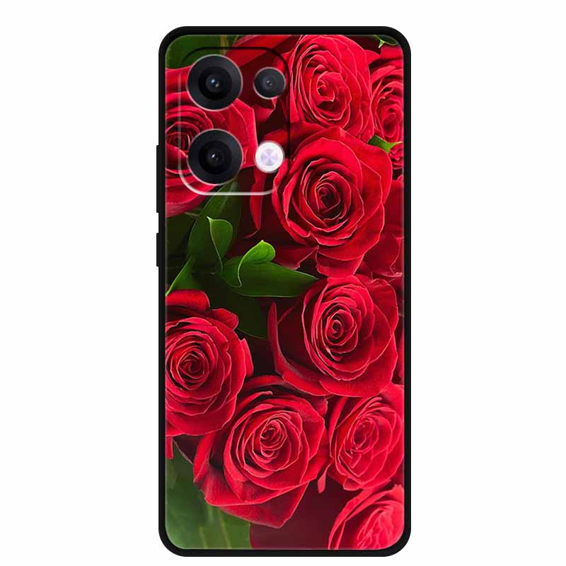 Чехол из ТПУ для телефона OPPO Reno 13 5G Чехол для телефона Coque Ударопрочный Черный Силиконовый Мягкая Задняя Крышка Для OPPO Reno 13 Reno13 Pro Чехол Funda