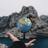 Глобус мира 10,6 см для обучения детей, вращающийся образовательный глобус для классной географии, украшения стола и офиса