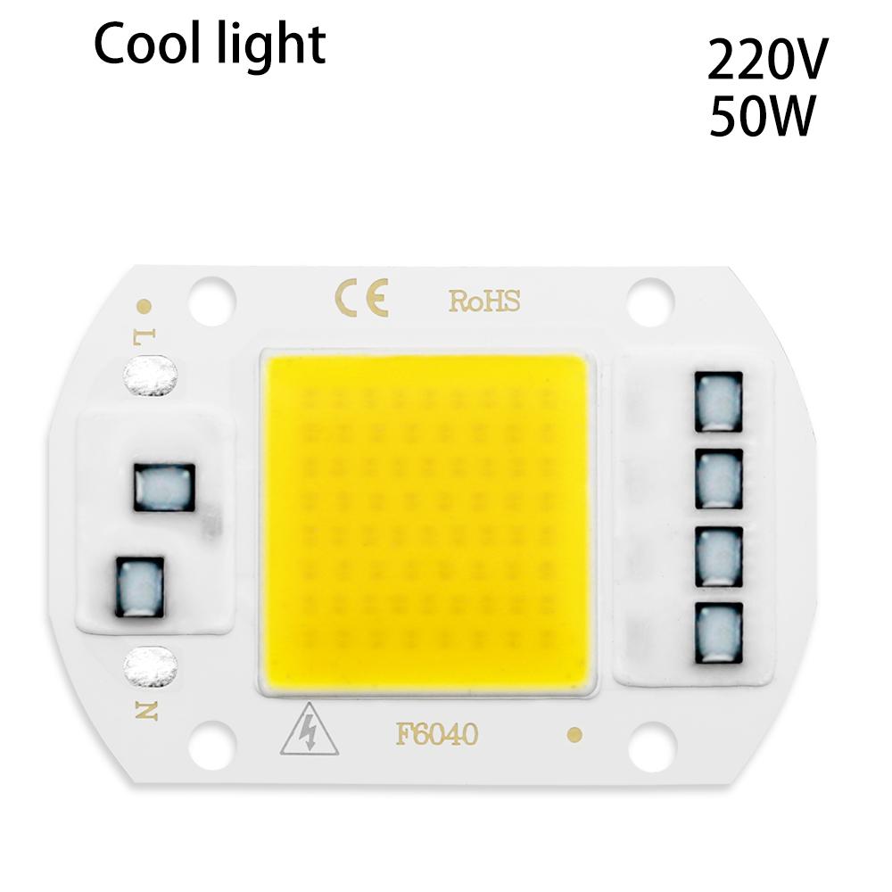LED Lights COB LED Lamps CHIP AC 220V 50W 30W 20W 10W Hight Brightness Lighting COB Lights Chip For DIY Smart IC Full Spectrum Flood Light