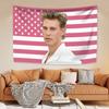 Austin Butlers Pink American Flag Wall Tapesrty Actor Home Decor Bedroom Dorm Wall Hanging Background Cloth Festival Gift