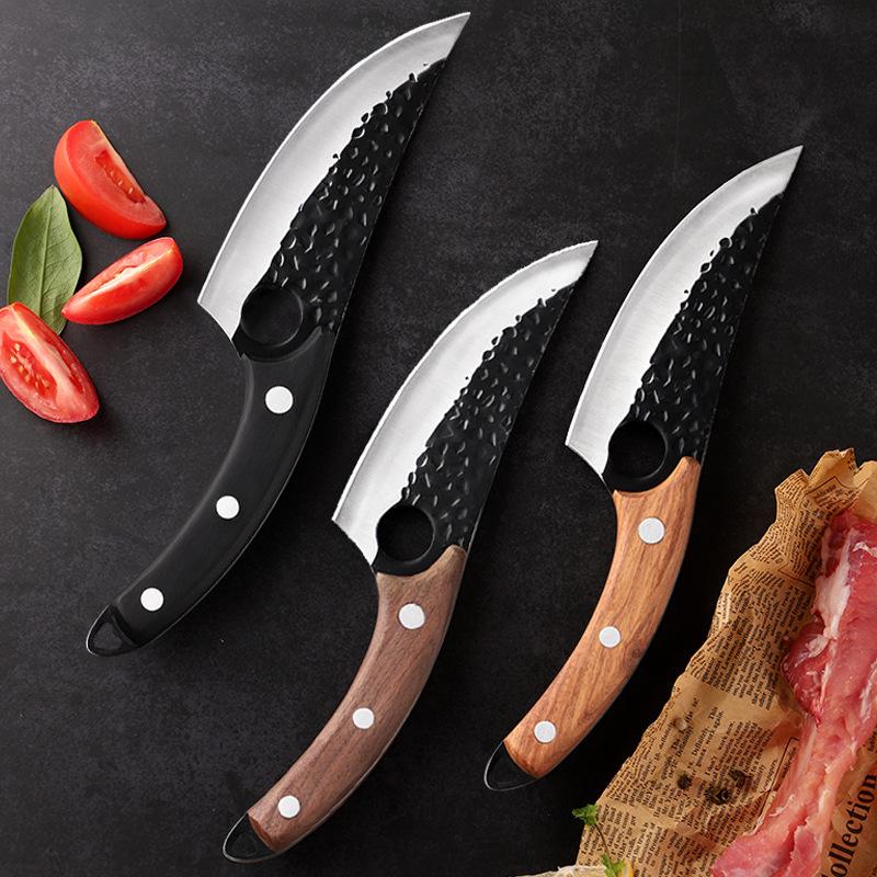 Кухонный нож для мясника, нож для обвалки мяса, нож ручной работы из нержавеющей стали, кованый нож для рыбалки, шеф-повара, охотничий резак Huusk
