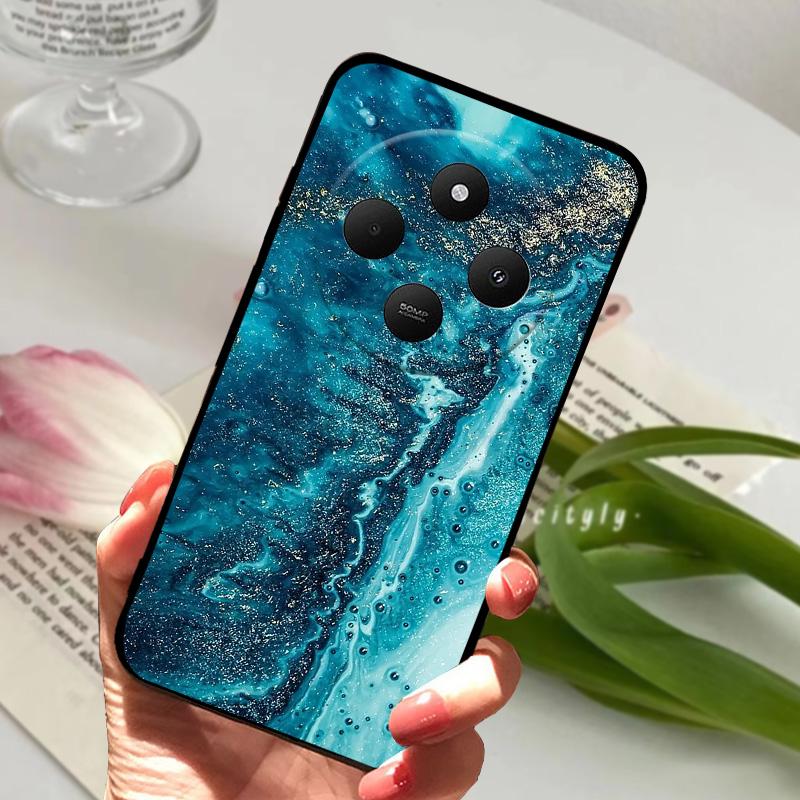 For Redmi 14R 5G Case 14 R Shockproof Silicone TPU Balck Matte Phone Cover For Xiaomi Poco C75 4G C 75 Protective Bumper Fundas