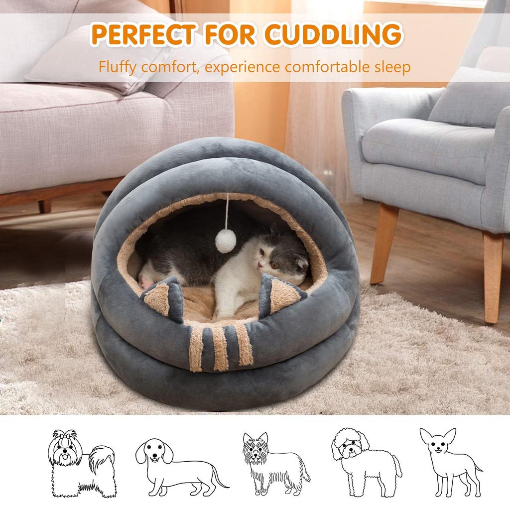 PETCUTE милый питомец купол питомец с собакой кошкой для горячего ковра может быть тепло холодная крыша кровать, форма, дом, 3-полосный, крыша, будка, нескользящий, палатка, стильный, кровать,