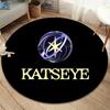 КРУГЛЫЙ КОВЕР KATSEYE, Ковер для гостиной, спальни, дивана, игровой комнаты, Декор, Нескользящий коврик для пола
