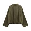 2025 Spring/Summer Women's Suede Loose Turn-Down Collar Jacket