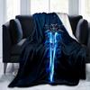 Art Printed Cold Weapon Blanket Flannel Soft Plush Sofa Bed Throwing Blankets Gedruckt Bettdecke Sofa Geschenk Dropshopping