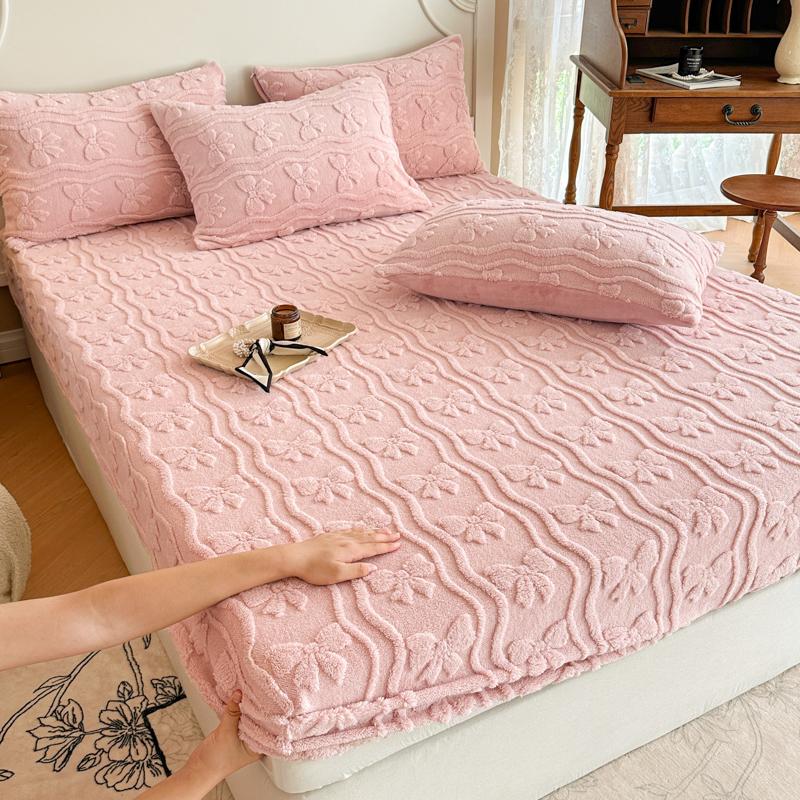 1 шт. простыня на резинке зимняя простыня однотонный покрывало теплое постельное белье эластичные чехлы для матрасов sabanas para cama (Нет наволочки)