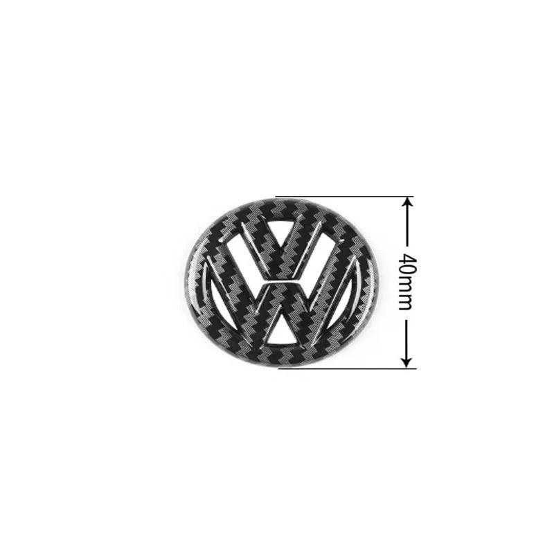 qwe3For VOLKSWAGEN VW Car Interior Steering Wheel Emblem Badge Stickers Accessories For Volkswagen GTI R-Line R Polo T5 Golf Passat CUVJ1