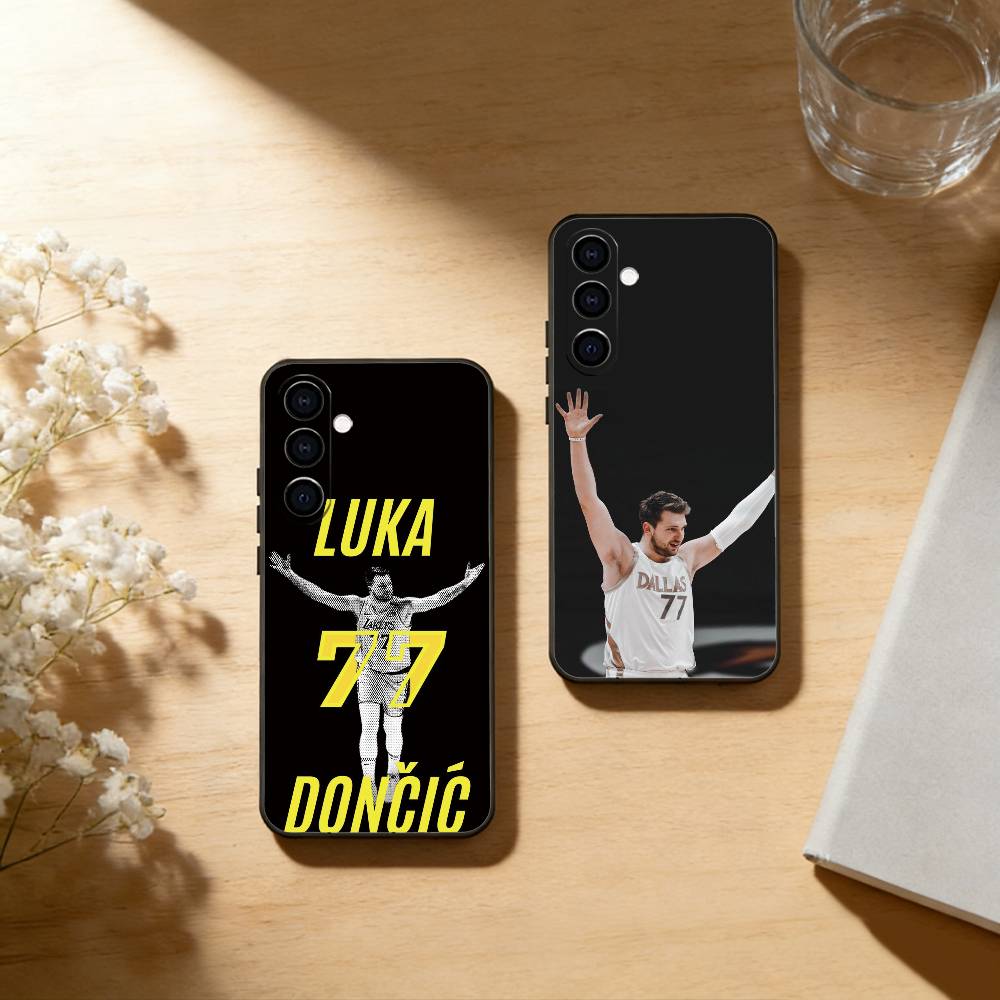 Чехол для телефона Baskerball L-Luka D-Doncic LD для Samsung Galaxy A73,A72,A71,A70,A53,A52,A51, Мягкий силиконовый черный чехол