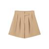Suit Shorts Women's High Waist and Thin Loose Commuting Versatile New Small Wide-leg Ice Silk Five-point Pants