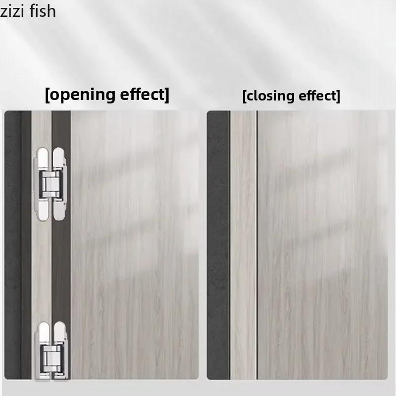 Трехмерная регулируемая невидимая петля из цинкового сплава Мебельные петли Скрытая дверная петля Раздвижная дверь Бесшумные петли