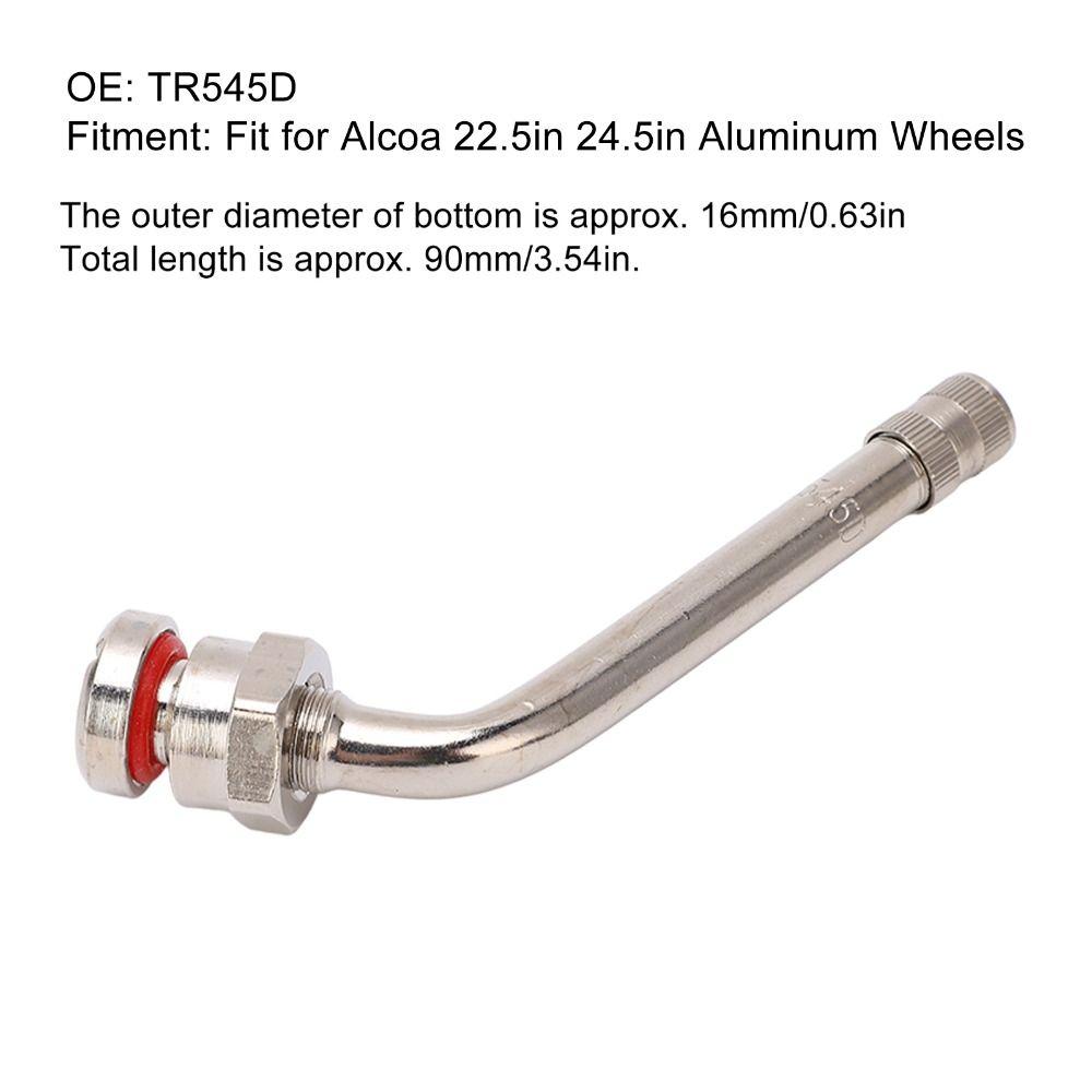 10pcs Rustproof TR545D Truck Valve Stem for Alcoa 22.5in 24.5in Aluminum Wheels Trucks