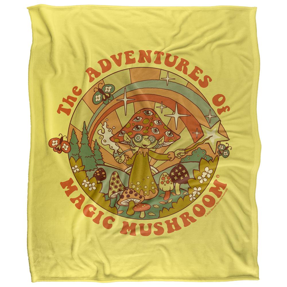 Steven Rhodes Magic Mushroom Soft Touch Blanket