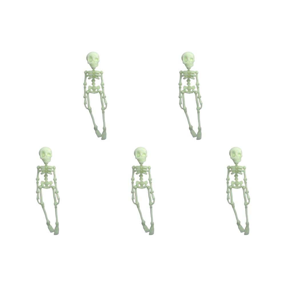 5/10PCS Mini Magnetic Skeleton Fridge Magnets with Movable Joints Skull Fridge Magnets for Refrigerator Locker Whiteboard Office