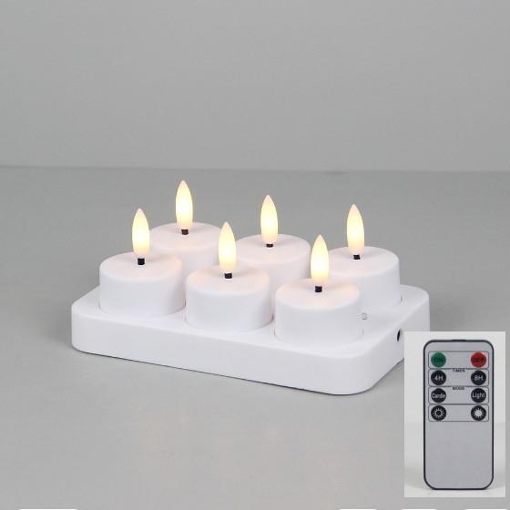 4-12Pcs LED Flameless Candle Light Battery Operated LED Creative Candles Tea Lights Halloween Christmas Party Decor Candle Light