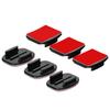 Adhesive Mounts For GoPro 13 12 9 8 7 5 Curved Flat Mounts  Sticky Pads for Go Pro Dji  SJCAM Action Camera Helmet Board Car