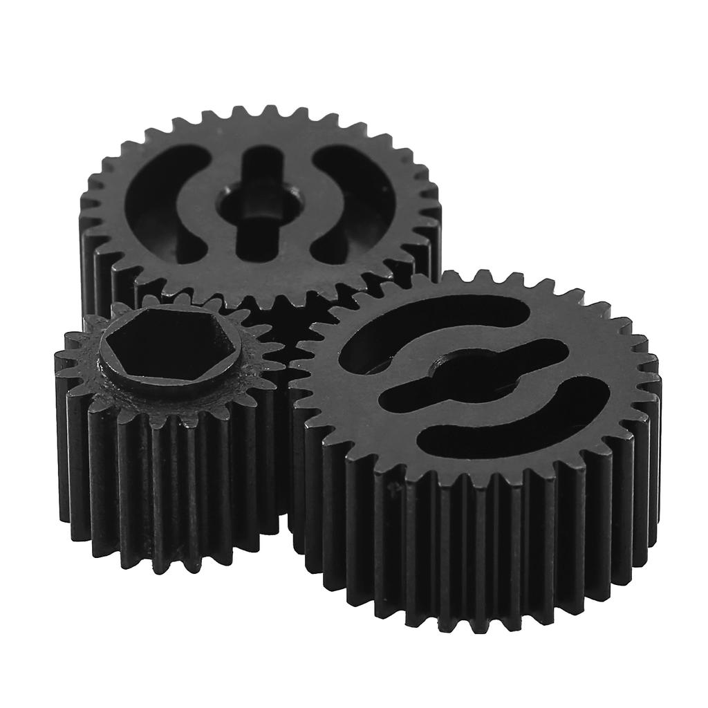 Gearbox Gear Set, Steel 33T Spur Gear & 20T Pinion Gear 51506 Replacement for Tamiya XV01 TD2 TD4 BB 01