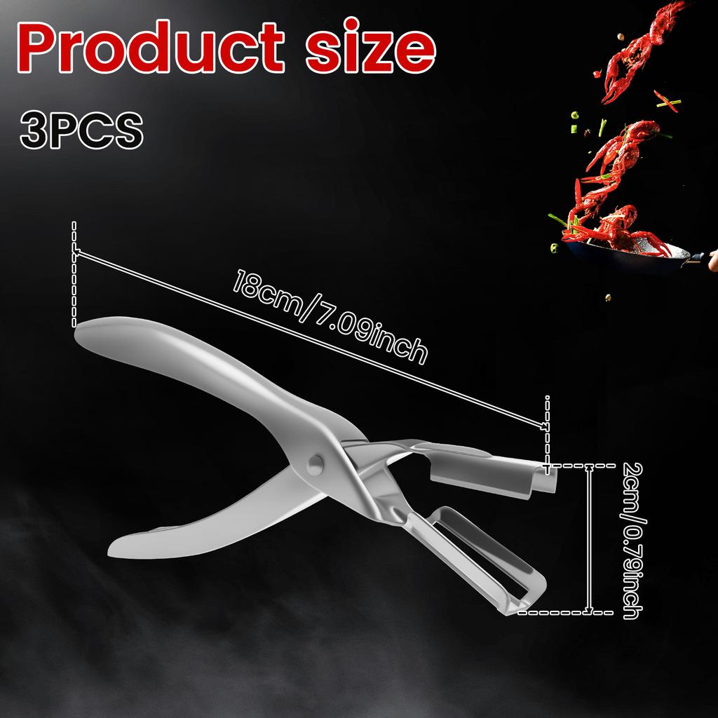 3 Pcs Crawfish Peeler Stainless Steel Crawfish Sheller Tool Efficient Crayfish Peeler for Home Gathering Holiday Seafood Party