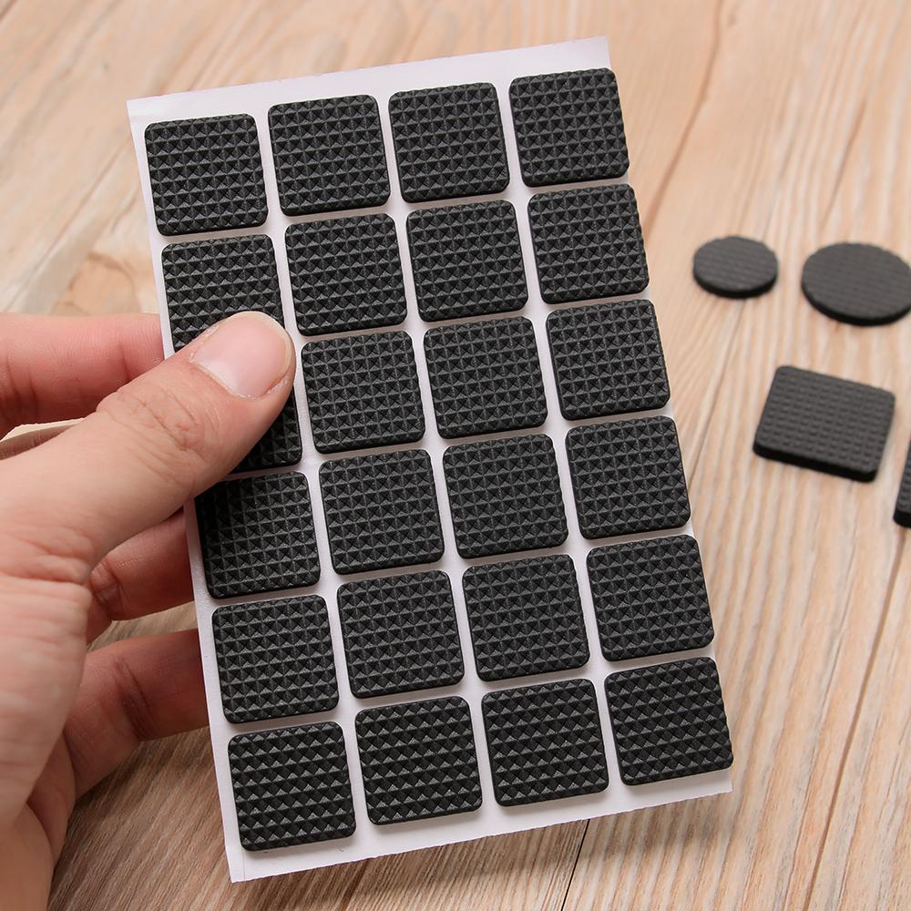 Soft Self-adhesive Table Bumper Floor Protector Anti-slip Mat Furniture Leg Pads Anti Noisy