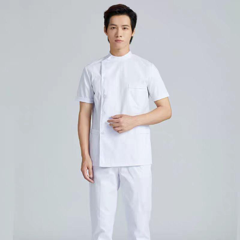 Мужская униформа медсестры с длинными рукавами и костюм стоматолога с короткими рукавами