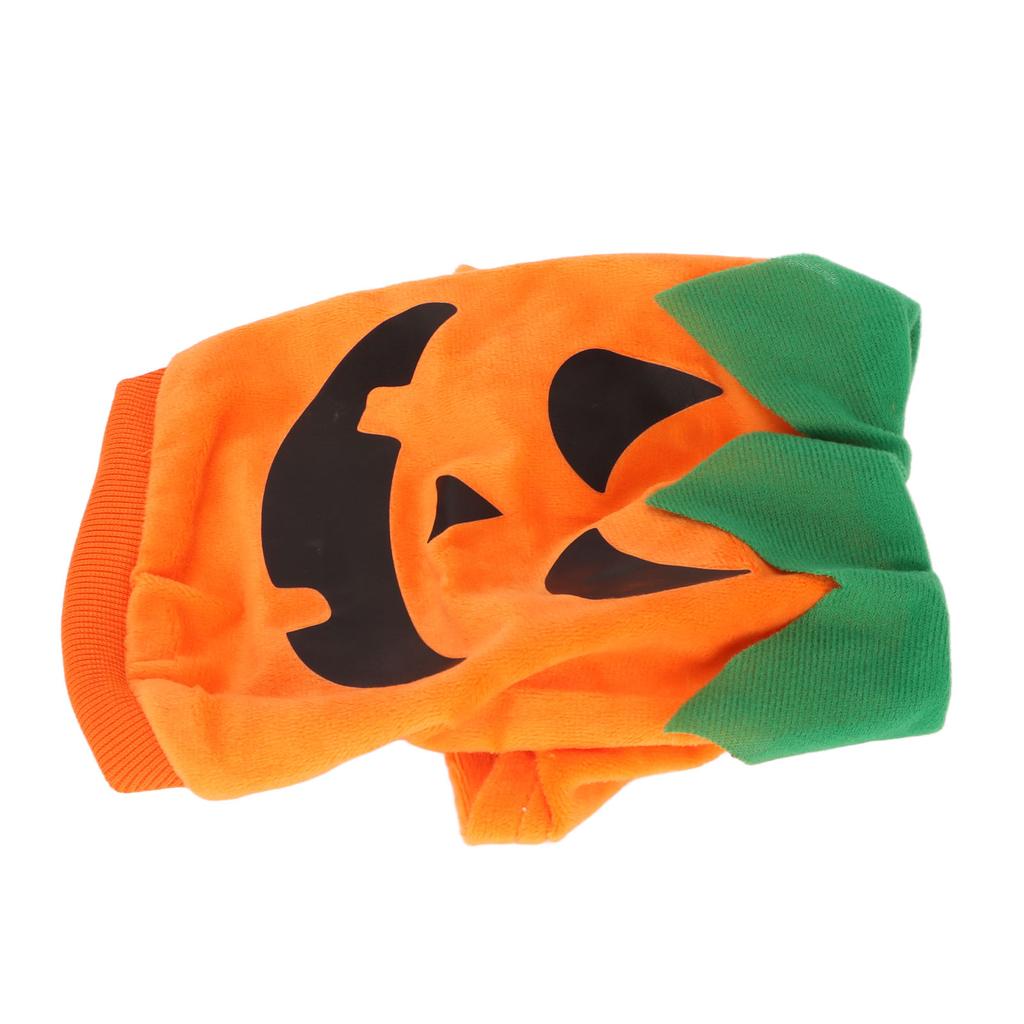 Футболка для собак на Хэллоуин, милые тыквенные призраки, мягкая эластичная одежда для косплея домашних животных для маленьких и средних собак и кошек