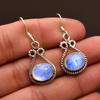 Moonstone Amethyst Garnet Women Earring 100% 925 Sterling Silver Handmade Jewelry