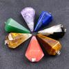 Crystal Stone Pendulum Crystals Healing Stones Pendant Necklace