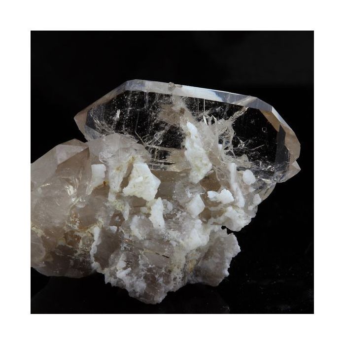 Quartz fumé + Baryte 52.93 carats