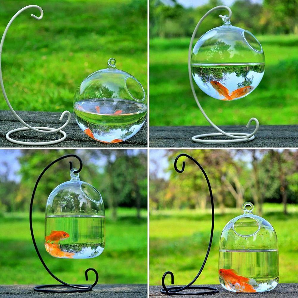 Vase Aquarium Decoration Home Decoration Vase Ornament Fish Bowl Hanging Glass Fish Bowl Fish Tank