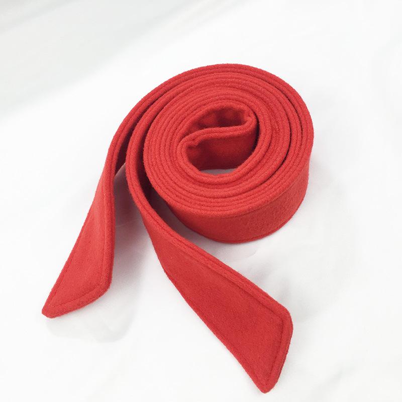 Ремень для шерстяного пальто, аксессуары для зимнего пальто, декоративный ремень, двусторонний матовый ремень