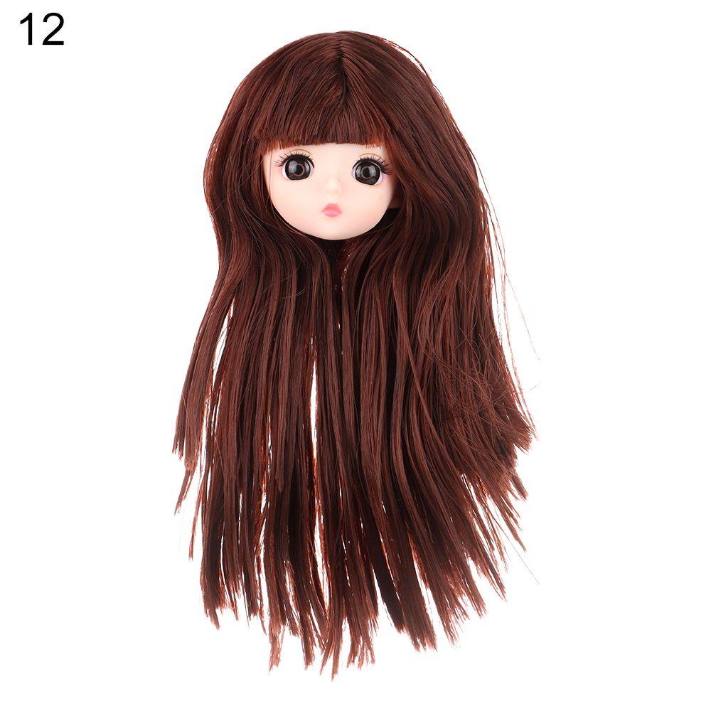 Girl Gift Hairstyles 1/6 BJD Doll Head 16cm Dolls Ancient Doll Accessories DIY Head Wear