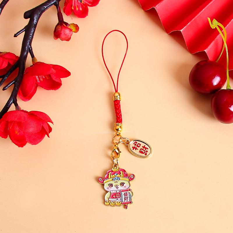 Милый мультфильм китайский Новый год зодиак змея брелок год змеи счастливый брелок подвески сумка подвеска украшение подарки
