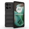 Для Motorola Moto G75 5G чехол из ТПУ серии WANLONFENG HD противоскользящий чехол для телефона с закаленным стеклом