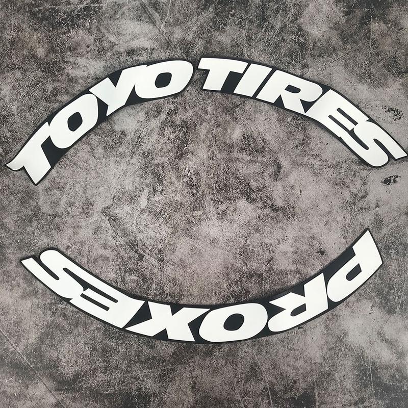 TOYO TIRES PROXES Универсальная 3D Водонепроницаемая Наклейка на Шину Автомобиля Колесо Автомобиля Резиновые Слитные Буквы Наклейки Аксессуары